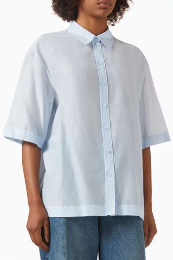 Relaxed-fit Shirt in Cotton-silk