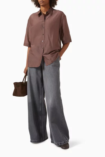 Relaxed-fit Shirt in Cotton-silk
