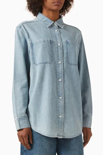 Lightweight Pocket Shirt in Denim