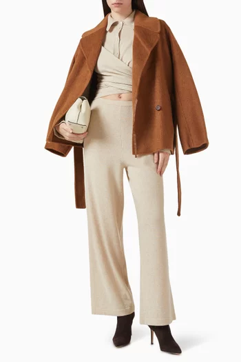 Wide-leg Pants in Cashmere