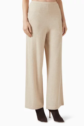 Wide-leg Pants in Cashmere
