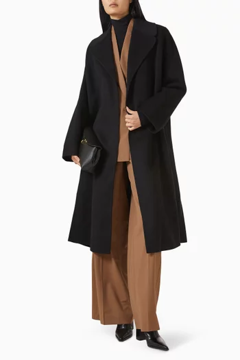 Belted Coat in Wool