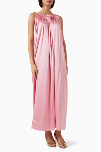 Sybil Slip Maxi Dress in Silk