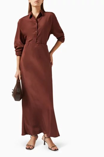 Relaxed-fit Shirt in Mulberry Silk