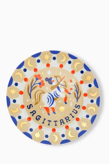 Sagittarius Little Plate in Porcelain