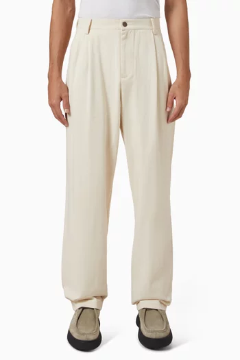 Relaxed Pants in Twill