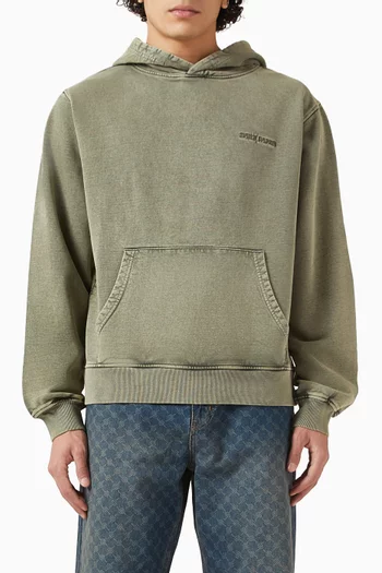 Dias Washed Hoodie in Fleece