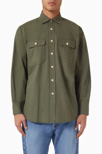 Work Shirt in Ripstop Cotton