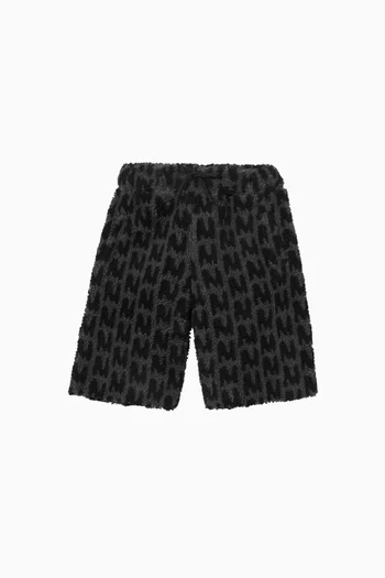 Bermuda Shorts in Teddy Fleece