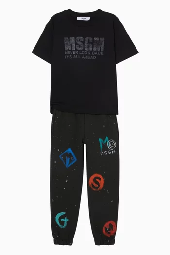 Logo T-shirt in Cotton Jersey