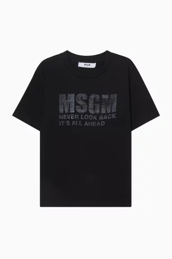 Logo T-shirt in Cotton Jersey