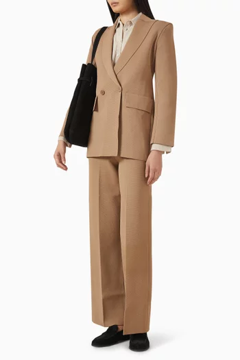 Tailored Blazer in Crepe-knit