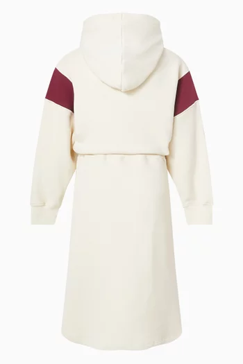 Logo Sweatshirt Dress in Cotton-fleece