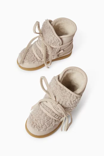 Ceesa Boots in Faux Fur & Nubuck