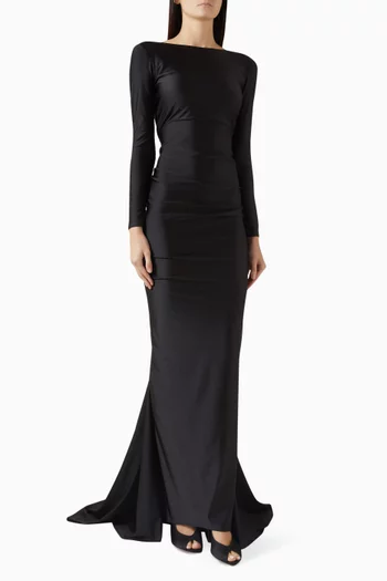 Mia Bella Gown in Lycra-jersey