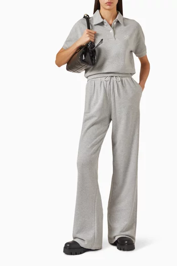 Polo Shirt in Cotton-fleece