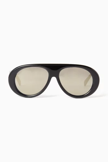 Apres Ski Capsule Pilot Sunglasses in Acetate