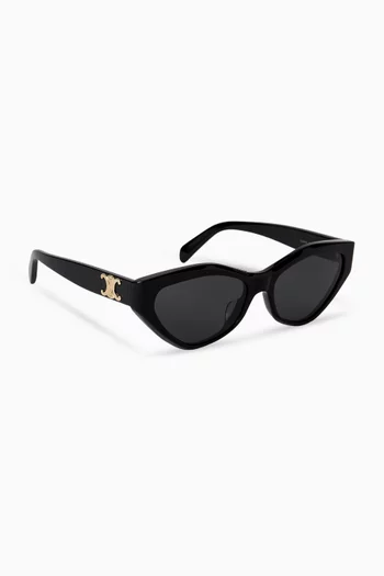 Triomphe Cat-eye Sunglasses in Acetate