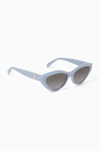 Triomphe Cat-eye Sunglasses in Acetate