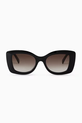 3 Dots Geometric Sunglasses in Acetate