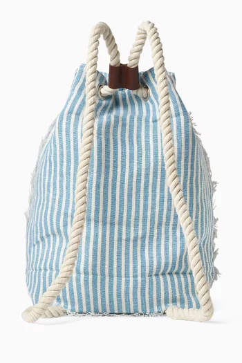 Boat Backpack in Linen