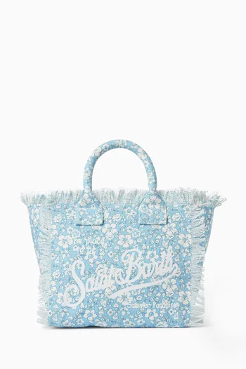 Floral Colette Bag in Linen