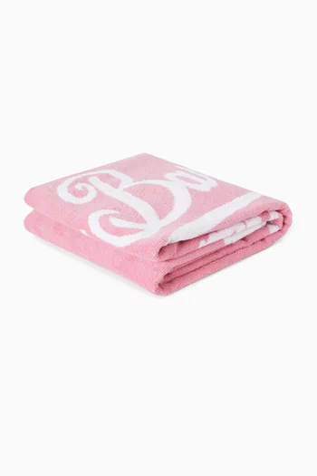 Logo Beach Towel in Cotton