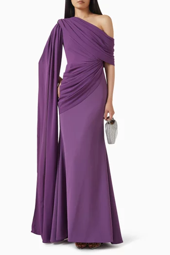 Taliba Gown in Crepe
