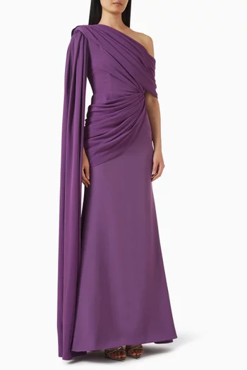 Taliba Gown in Crepe