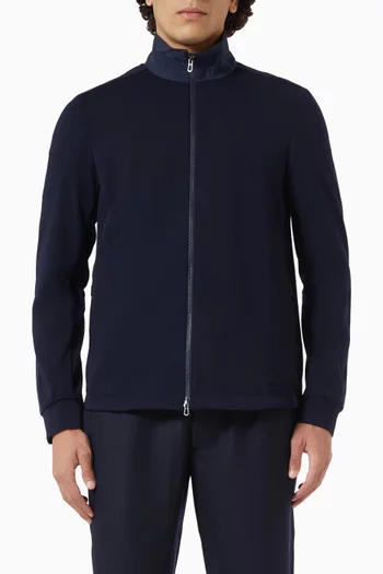 Explorer Sweatshirt in Virgin Wool-blend