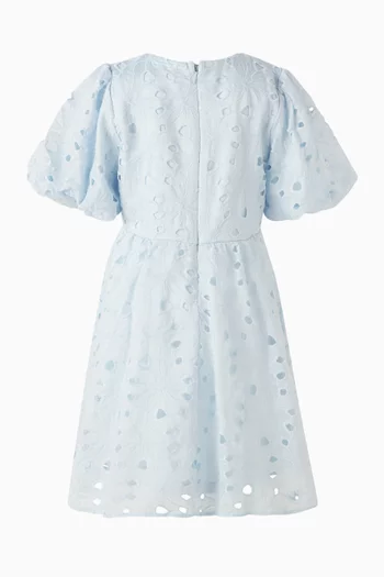 Broderie Flared Dress