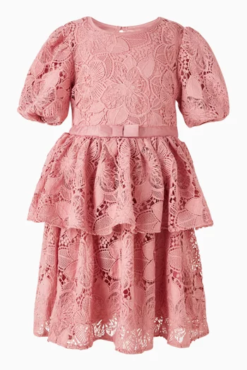 Tiered Dress in Lace