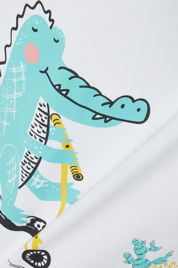 Dinosuar T-shirt in Cotton-jersey