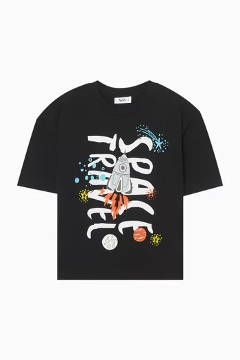Space Travel T-shirt in Cotton-jersey