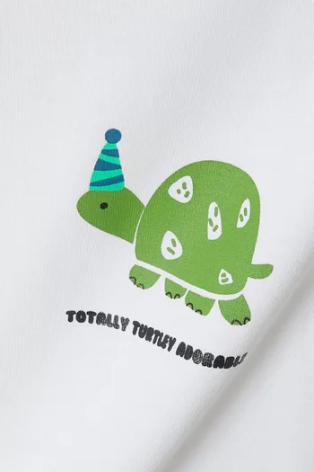 Turtle T-shirt in Cotton-jersey