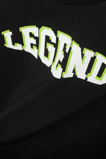 Oversized Legend T-shirt in Cotton-jersey