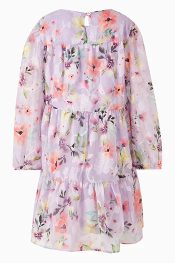 Floral-print Dress