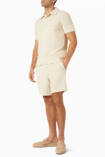 Polo Shirt in Terry Towelling