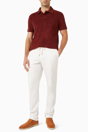 Polo Shirt in Terry Towelling