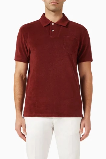 Polo Shirt in Terry Towelling