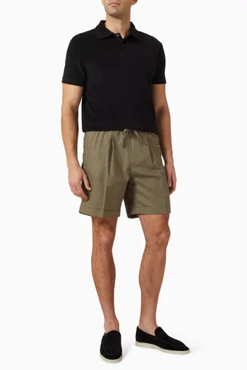 Polo Shirt in Terry Towelling
