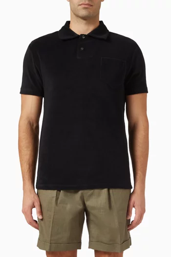 Polo Shirt in Terry Towelling