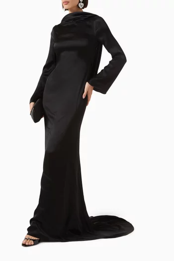 Open-back Gown