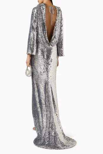 Sequin-embellished Gown