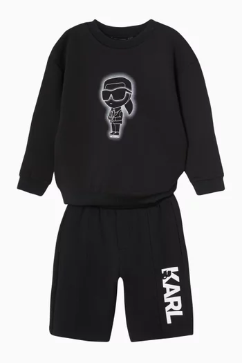 Graphic Logo-print Sweatshirt in Double-jersey