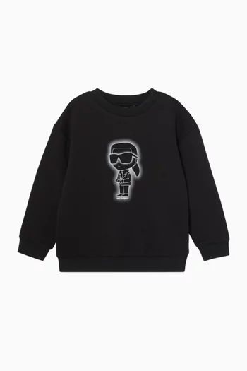 Graphic Logo-print Sweatshirt in Double-jersey