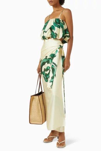 Marina Pine Printed Sarong