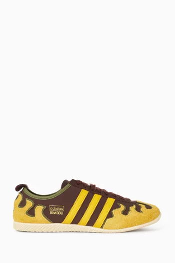 x Brain Dead Japan Lo Sneakers in Textile & Leather