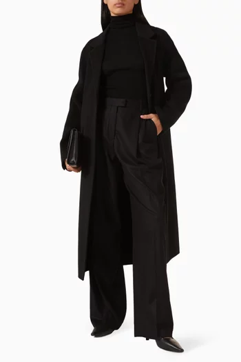 Ribbed Turtleneck in Merino-wool