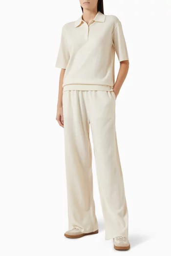 تي شيرت بولو نسيج صوف وكشمير